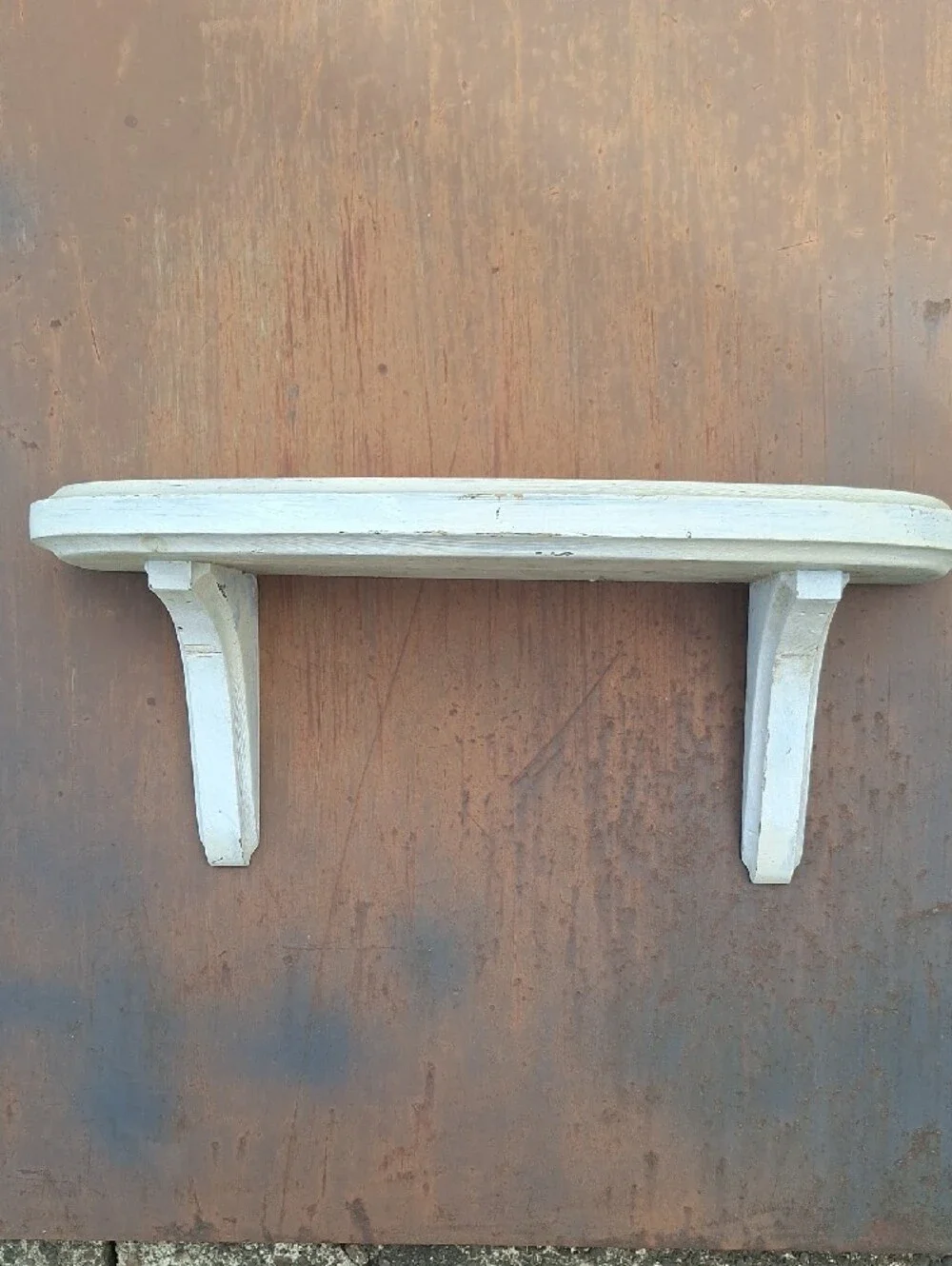 White Rustic Wall Shelf - Home Wall Decor